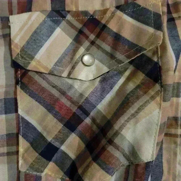 Youth boys Roper pearl snap button down - Picture 2 of 3